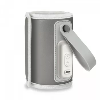Calientabiberones Lionelo Thermup Go gris – calientabiberones portátil para alimentos infantiles