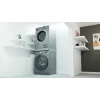 Conector de apilamiento WHIRLPOOL C00855467 para lavadora de 60 x 60 cm y secadora, estante extraíble, correa y almohadillas antideslizantes