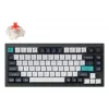 Teclado mecánico Keychron Q1 Max — USB + RF inalámbrico + Bluetooth, QWERTY nórdico, negro, RGB