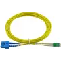 Cable de Fibra Óptica BlueOptics Dúplex LWL Cable Patch LC-APC/SC-UPC OS2 10m Azul/Verde