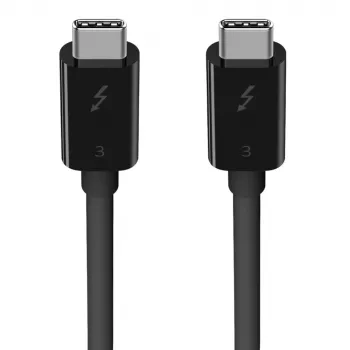Cable USB-C a USB-C Belkin F2CD084bt0.8MBK 0,8 m 40 Gbit/s negro