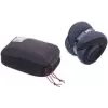 Almohada de viaje para el cuello TROIKA BBG61/GY — diseño ergonómico, tejido suave, gris