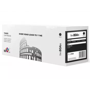 Tóner TB compatible con HP CF280A, Bk, 2 700 págs., 100% nuevo