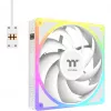 Pack de ventiladores THERMALTAKE TOUGHFAN EX 140 ARGB Sync White — 140 mm, pack de 3