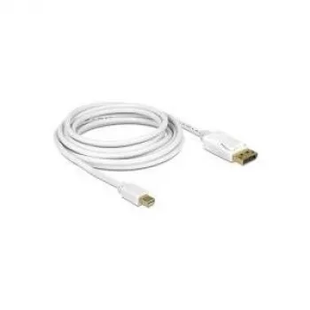 Cable DisplayPort DeLOCK 83481 Mini DisplayPort 1 m blanco