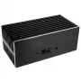 Akasa Turing ABX UCFF Carcasa sin ventilador para Mini PC AMD (Gigabyte BRIX 4000U), aluminio, negro