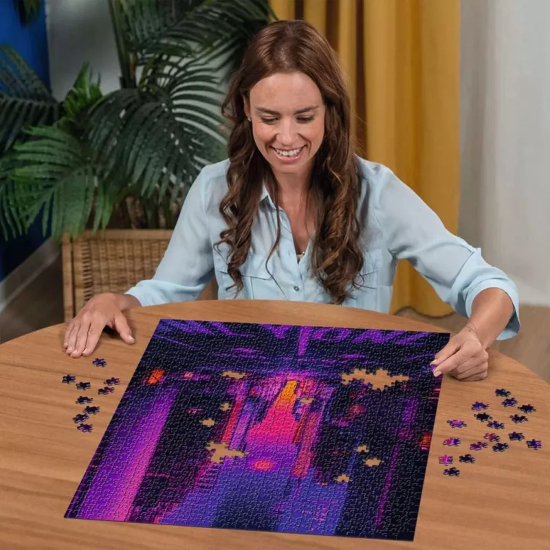 Puzle Ravensburger New York in Neon, 1000 piezas, puzle para adultos