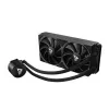 Kit de refrigeración líquida SAVIO NOX 240 mm – radiador de 240 mm, 2 ventiladores de 120 mm, radiador de aluminio, base de cobre, compatible con LGA 2011/2011-v3/2066/1200/115x/775