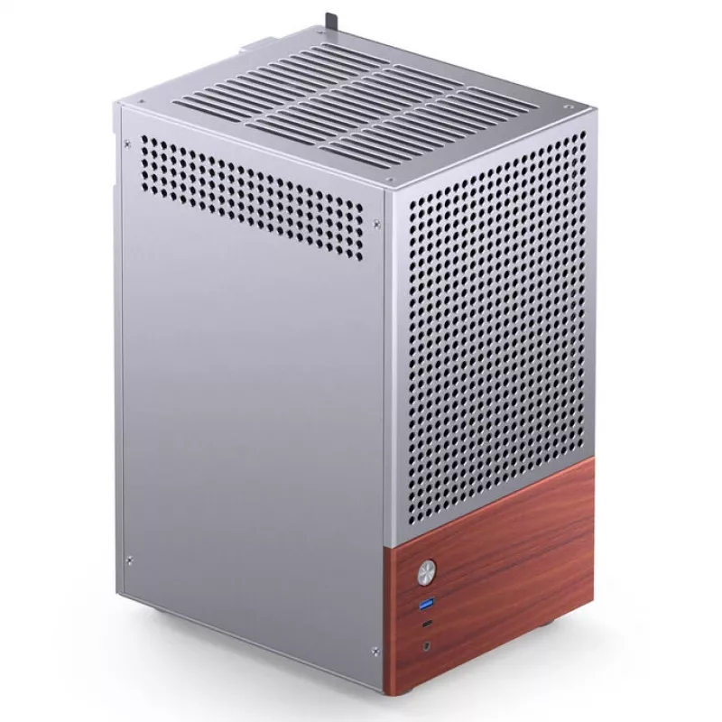 Caja de PC Jonsbo T6, mini-torre, Mini-ITX, plata