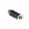 Adaptador de bloque de agua Aquatuning GmbH 13876 Latón Níquel Plástico Negro Cromo