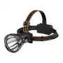 Linterna frontal Superfire HL60 — 2300 lm, alcance de 330 m, linterna frontal recargable