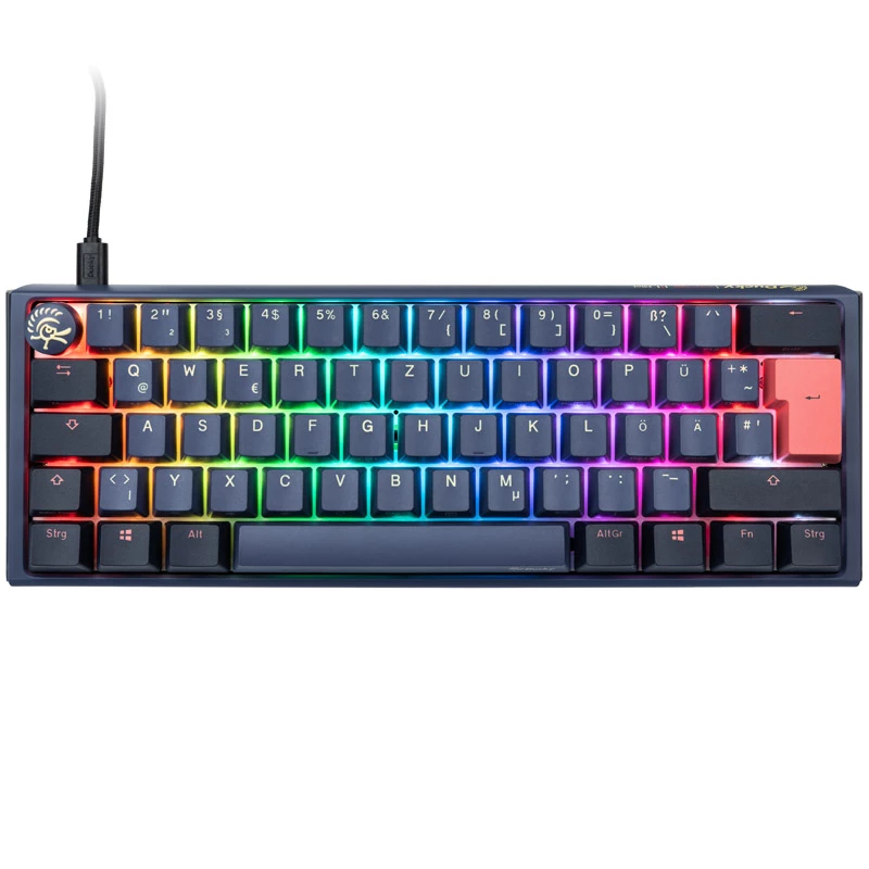 Teclado Ducky One 3 Mini gaming USB azul