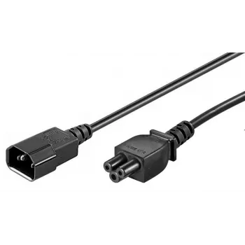 Cable de alimentación Microconnect PE080610 Negro 1 m Conector hembra C14 Conector hembra C5