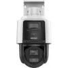 Hikvision TandemVu cámara PTZ de red 4MP+4MP 10X POE