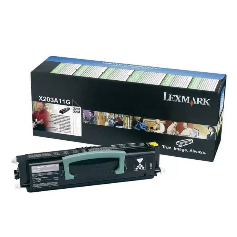 Tóner Lexmark X203A11G - negro - capacidad: 2.500 páginas (X203A11G)