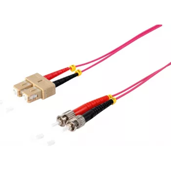 Cable de fibra óptica ShiverPeaks 77909/4 2 m SC ST violeta