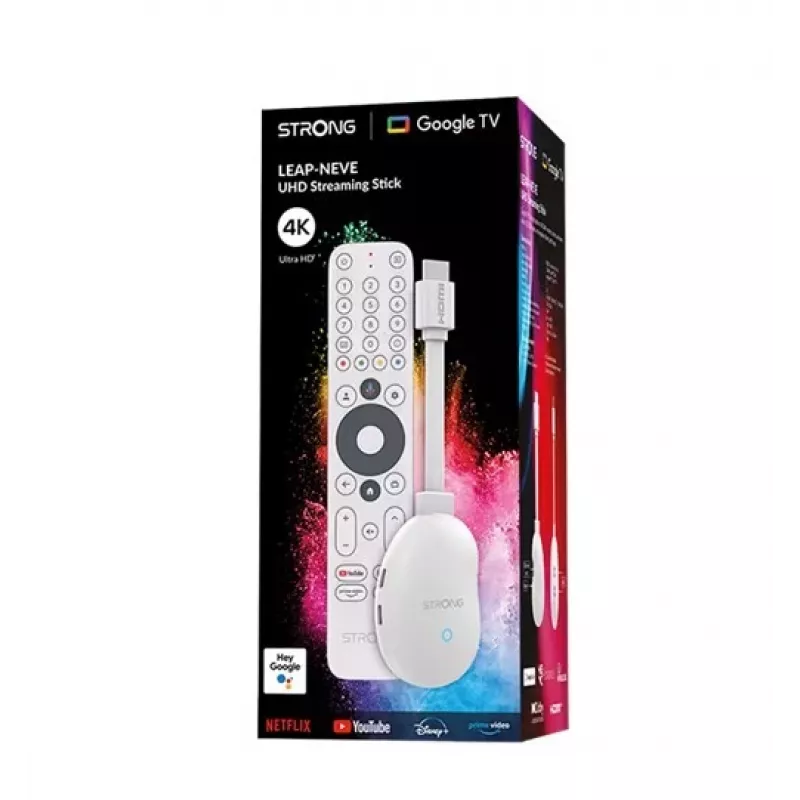 Strong Reproductor multimedia, reproducción de TV por internet, 4K Ultra HD, High Dynamic Range (HDR 10), High Dynamic (LEAP-NEVE)