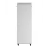 Armario rack LANBERG FF01-8047-12SL 47U 800x1000 mm gris con puertas de cristal delanteras y traseras y espacio para panel LCD