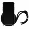 Lookabe Necklace Snake Edition funda de móvil para iPhone XR, plateado/negro