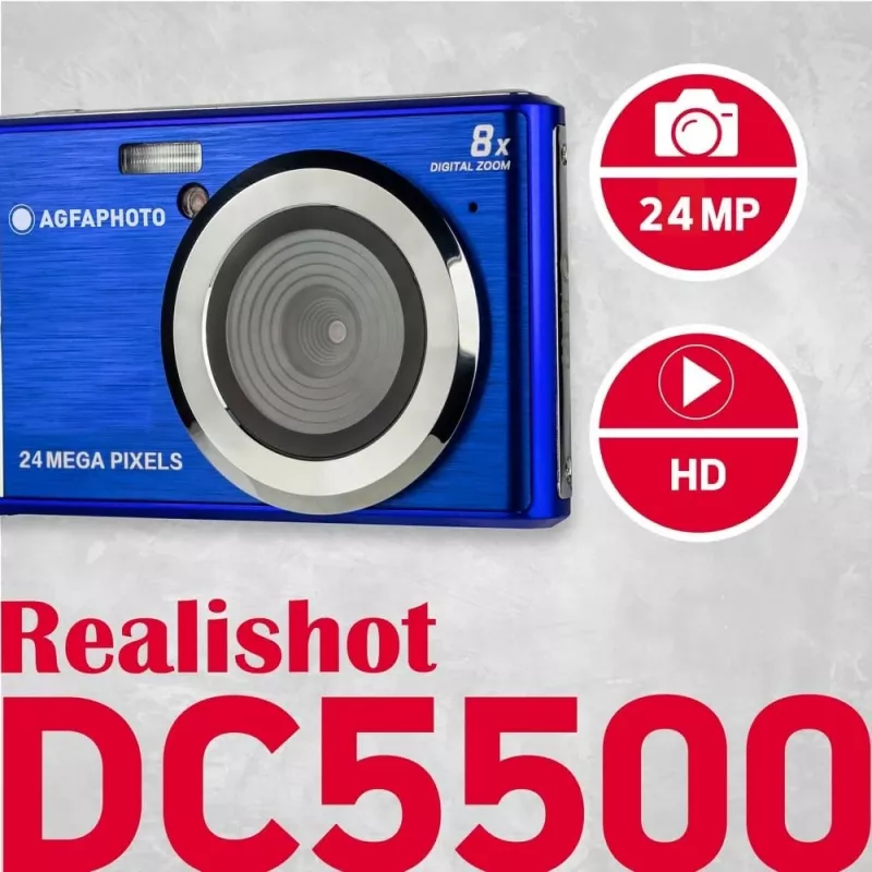 Cámara compacta Realishot DC5500 24 MP CMOS 5616 x 3744 píxeles Azul (DC5500BL)