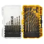 Juego de 23 piezas de brocas para metal NEGRO Y DORADO DT70729-QZ