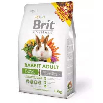 BRIT Animals Conejo Adult Complete - alimento para conejos - 1,5 kg