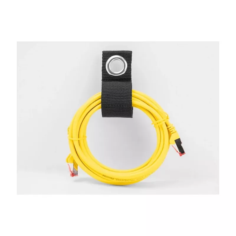 Cinta de velcro resistente DeLOCK 508x50mm negra 5 uds.