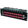Distribuidor eléctrico EUROLITE Board 10‑ST con 10 tomas de contacto de protección