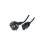 Cable de alimentación tipo F ShiverPeaks C13 1,8 m negro
