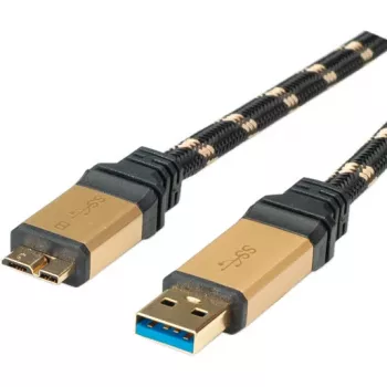 ROLINE Gold Cable USB 3.0, conector macho USB A - conector macho USB 3.0 Micro B 2,0 m (11.02.8879)
