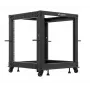 Carcasa de rack LANBERG Open Rack OR01-6112-B 12U 600x600 ajustable negra