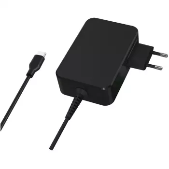 Cargador de interior LC-Power LC-NB-GAN-90-C portátil Negro AC 220-240V