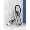 Adaptador Vention USB 3.0-A a Gigabit Ethernet gris 0,15 m aleación de aluminio Type