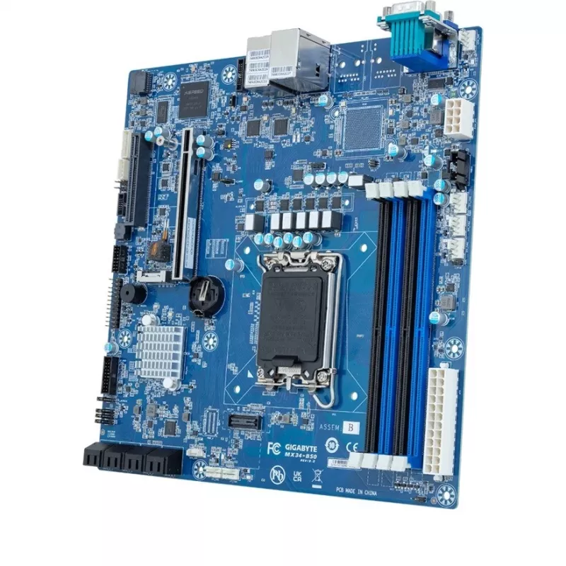 Placa base - Gigabyte MX34-BS0 1x LGA 1700 Intel® Xeon® E-2400 / 6300 Intel® Pentium® Gold G7400 / G7400T Intel® C262