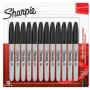 Rotulador Sharpie punta redonda fina PMKR BL12