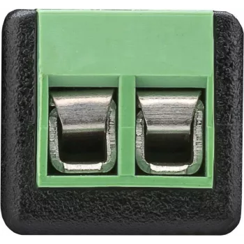 Wentronic 76741 Adaptador de interfaz de cable RCA de 2 polos negro - verde (76741)