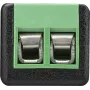 Wentronic 76741 Adaptador de interfaz de cable RCA de 2 polos negro - verde (76741)
