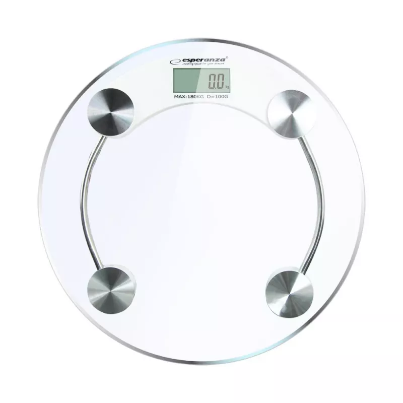 Esperanza EBS007W Báscula de persona Circle White Báscula de persona electrónica
