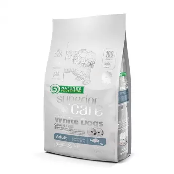 Pienso seco para perros nature’s protection Superior Care White Dogs Grain Free Adult Small Fish 1.5 kg