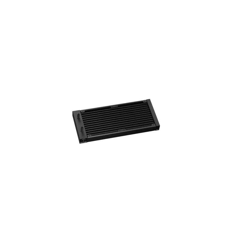 Refrigeración líquida todo en uno DeepCool LT240 — radiador de 240 mm, 2 ventiladores PWM de 120 mm, rodamiento hidrodinámico, soporte LGA-1200, negro
