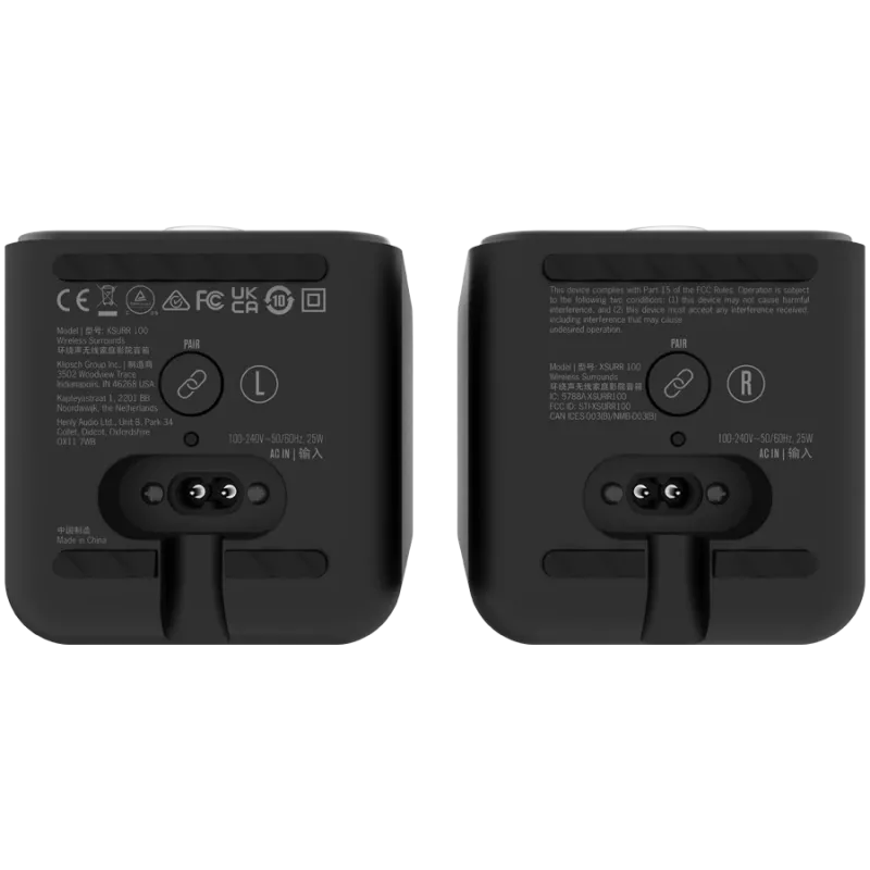 Altavoz inalámbrico de 1 vía KLIPSCH SURR 100 — 50 W, 2.0 canales, 235–20000 Hz, negro