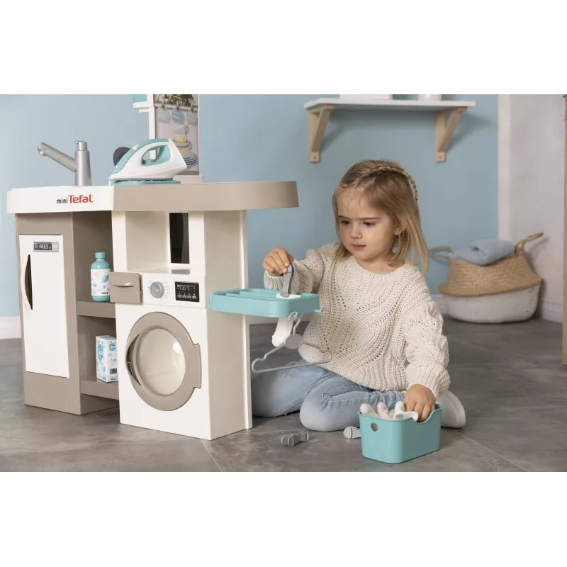 Smoby 311050 cocina de juguete con zona de lavado y accesorios