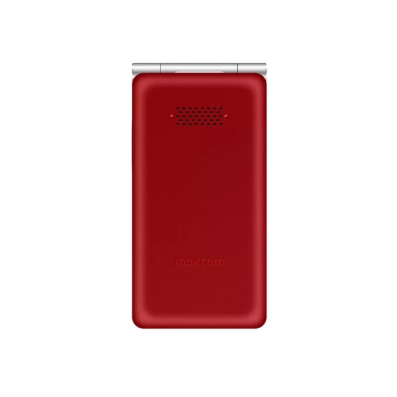 Maxcom MM835L teléfono de tapa 4G, Dual SIM, 3,5 pulgadas (8,89 cm), USB-C, rojo