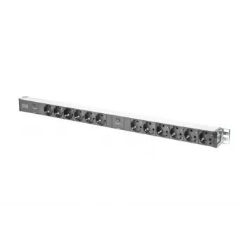 Regleta de enchufes de aluminio Digitus DN-95405