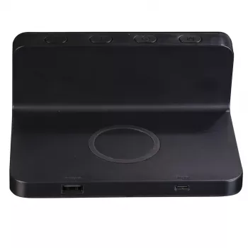 Despertador digital Denver ECQ-103MK2 negro pantalla LED a pilas