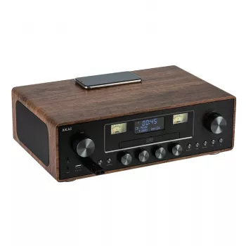 Microcadena AKAI AM-100 RHAPSODY — minicadena de audio compacta con amplificador integrado y reproducción de CD/USB