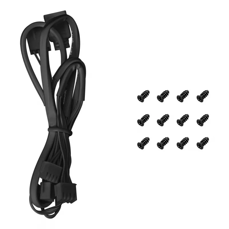 DeepCool FD12 ARGB R-FD12-BKAPN3-G ventiladores de caja, 120 mm (120x120x25), 12 V, pack de 3, negros