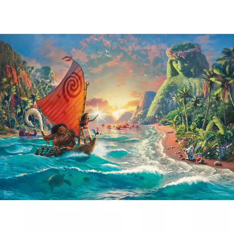 Thomas Kinkade Studios: Moana – Vaiana, puzle 1000 piezas