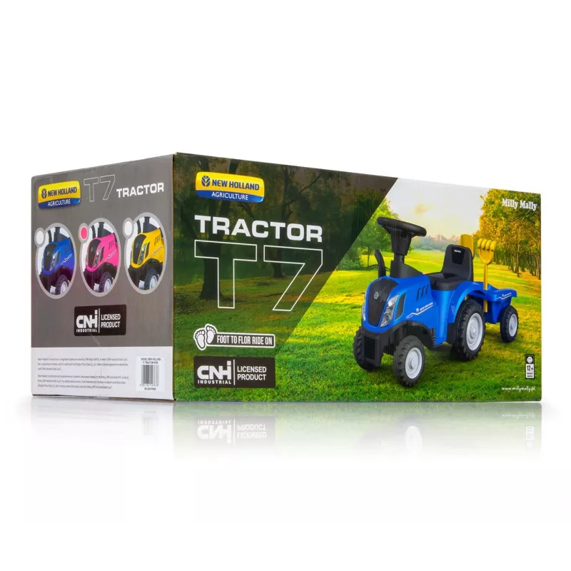 Correpasillos milly mally T7 tractor (rosa) vehículo correpasillos para niños