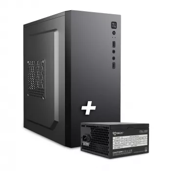 Carcasa de ordenador Sbox PCC-12 MicroATX negra
